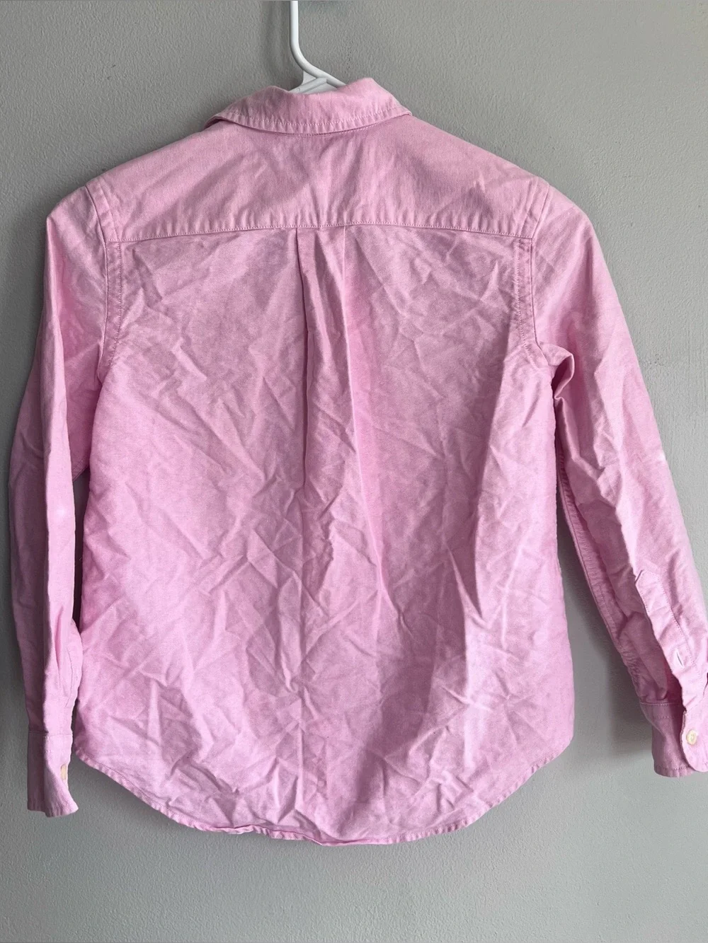 Ralph Lauren Oxford Button‎ Down Shirt Pink Kids S 8